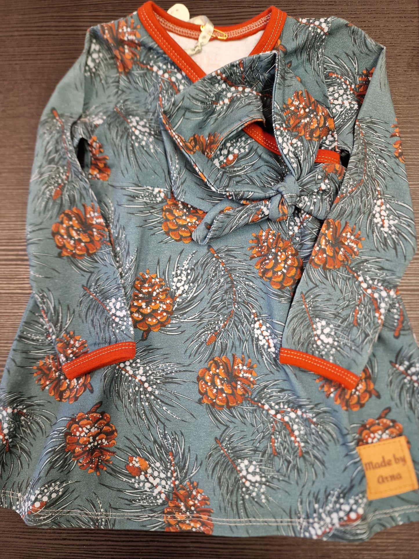 Kjole med hårbånd str. 74