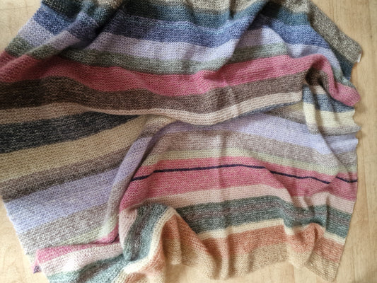 Teppe i tynn silk mohair