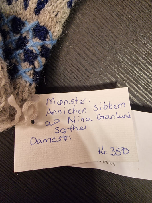 Nydelige blå votter