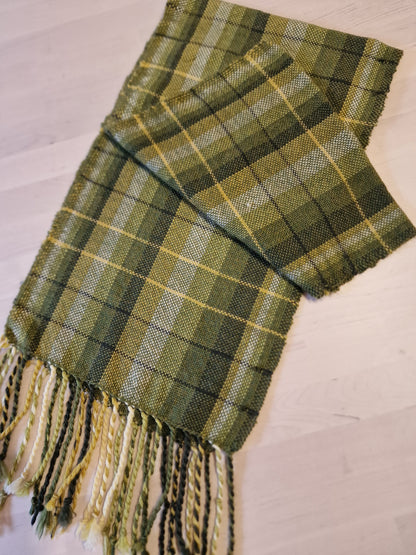 Vevd skjerf i myk merinoull