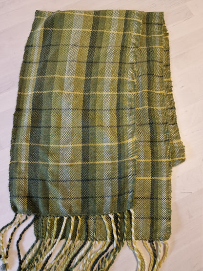 Vevd skjerf i myk merinoull