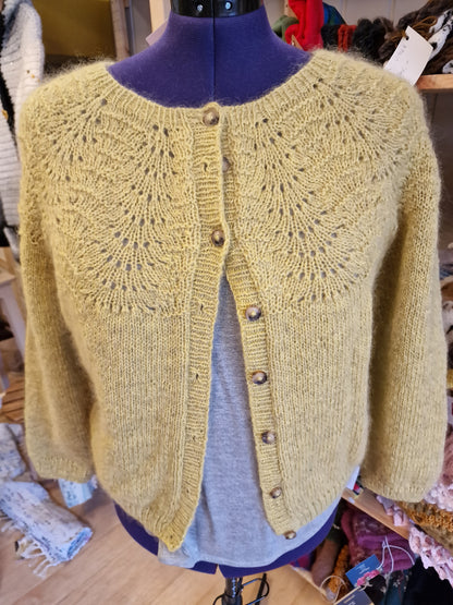 Peacock cardigan