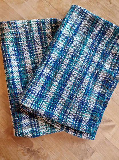 Vevde Håndklær. 2 pk