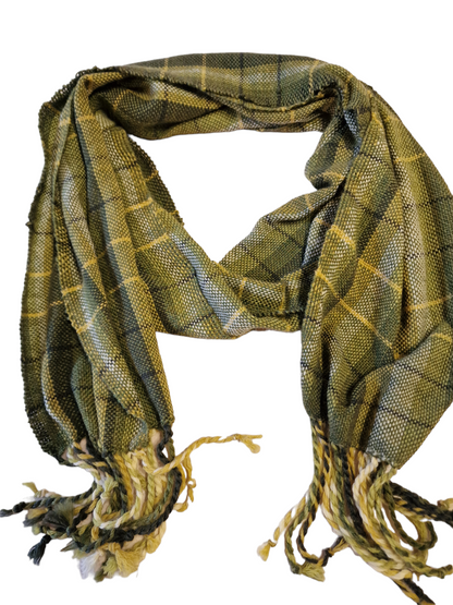 Vevd skjerf i myk merinoull