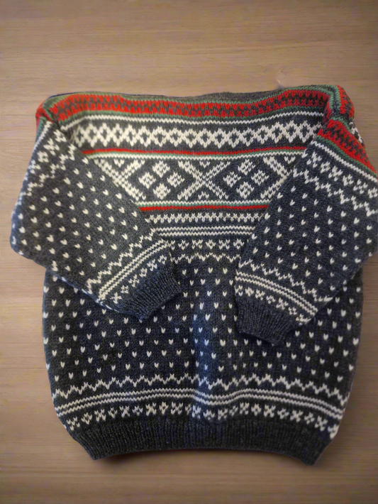 Setesdals genser. 2-4 år.