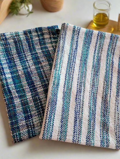 Vevde Håndklær. 2 pk