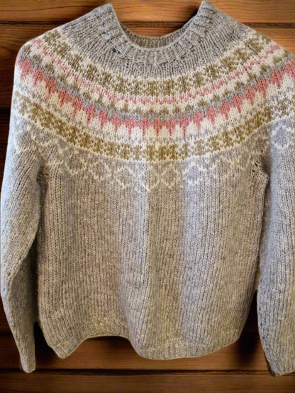 Genser i alpakka. Bystrikk
