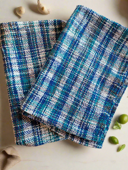 Vevde Håndklær. 2 pk