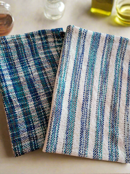 Vevde Håndklær. 2 pk