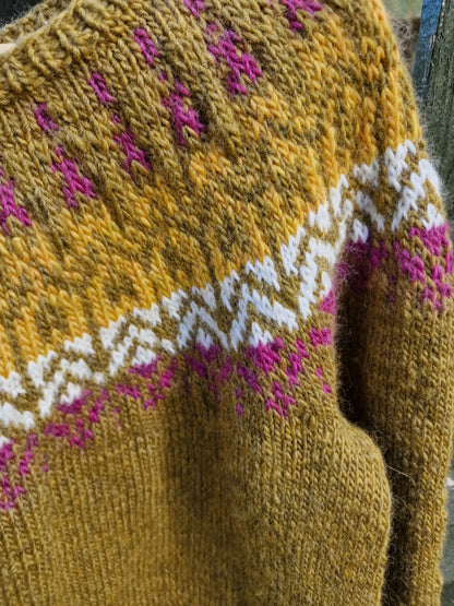 Genser i høstfarger.