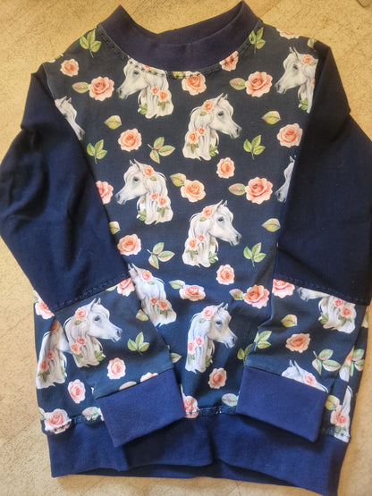 Heste genser. Str 134.