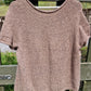 Plain yoke Tee.