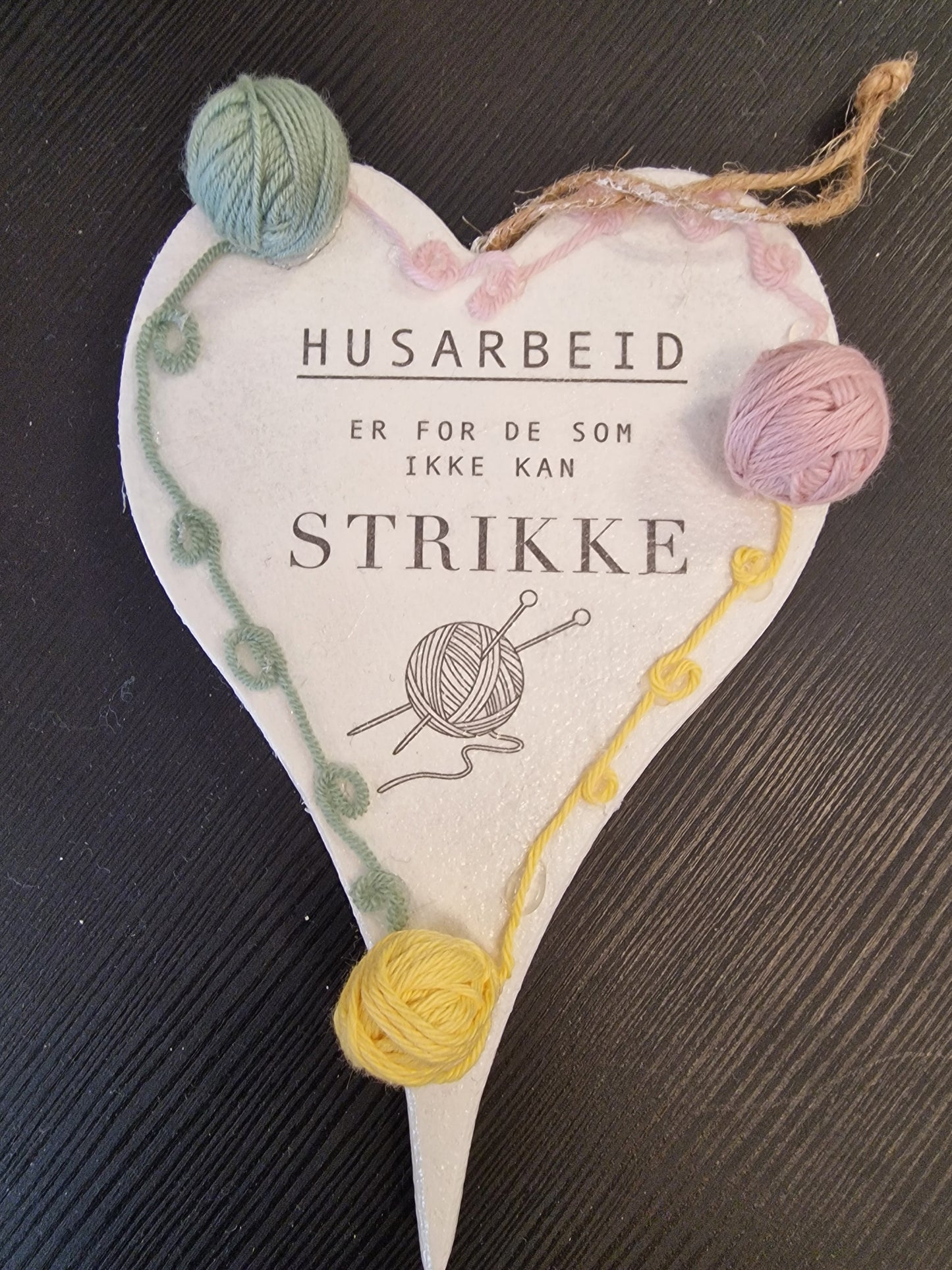 Skilt med tekst