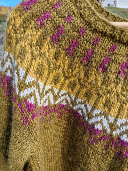 Genser i høstfarger.