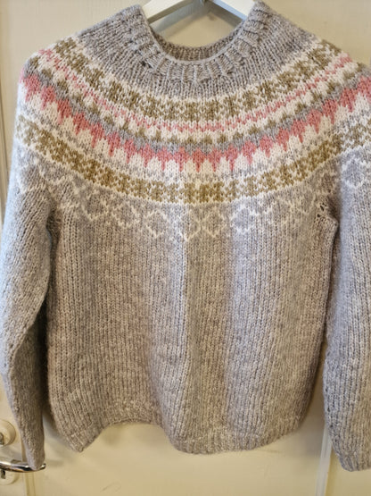 Genser i alpakka. Bystrikk