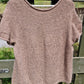 Plain yoke Tee.