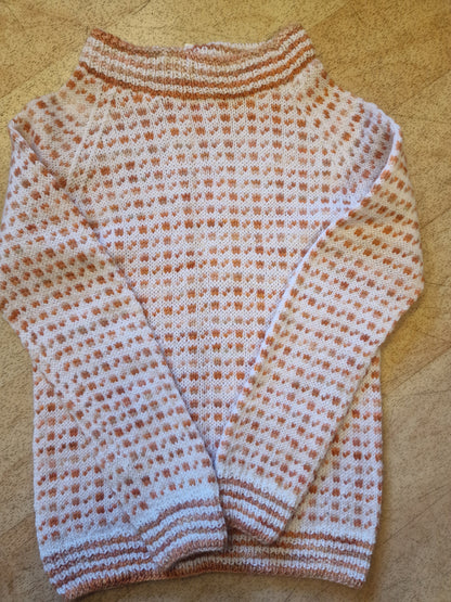 Islender i håndfarget garn