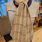 Vevd skjerf i tweed garn