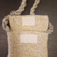 Liten strikket veske(Beige)