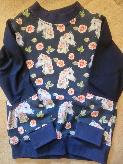 Heste genser. Str 134.