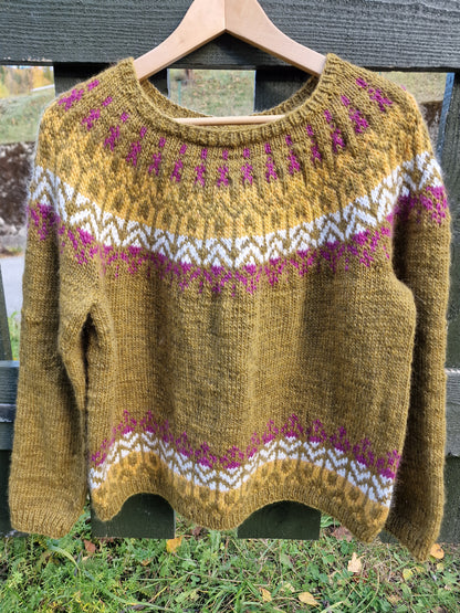 Genser i høstfarger.