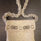 Liten strikket veske(Beige)
