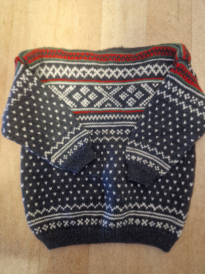 Setesdals genser. 2-4 år.