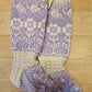 Lange sokker med mønster